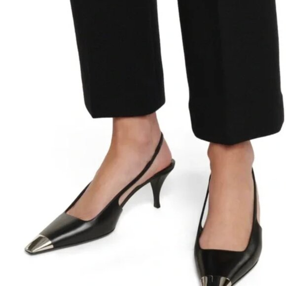 Saint Laurent Blade Slingback Pumps, Size 39, Authentic, Barely Worn - Picture 3 of 6